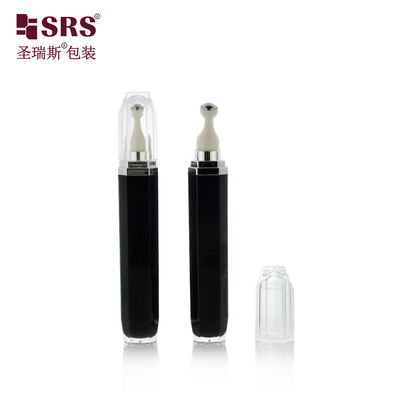 ซื้อ L002-15/20ML กระป๋องม้วนตาแอคริลิกสีดํา รูปทรงแปดลูกเหล็ก การผลิตออนไลน์