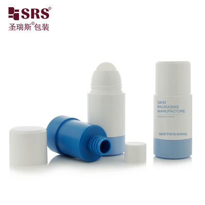 ซื้อ RPPE-50ML 75ML ผนังคู่ PP รอลล์ที่สามารถเติมใหม่ได้บนขวดดีโอเดอร์แอนท์ ลูกโขง การผลิตออนไลน์