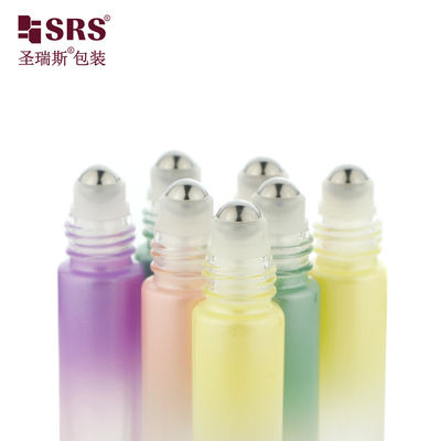 ซื้อ BLPM-10ml รูปทรงกลม กระจกว่างม้วนบนขวด สําหรับน้ํามันหอม การผลิตออนไลน์