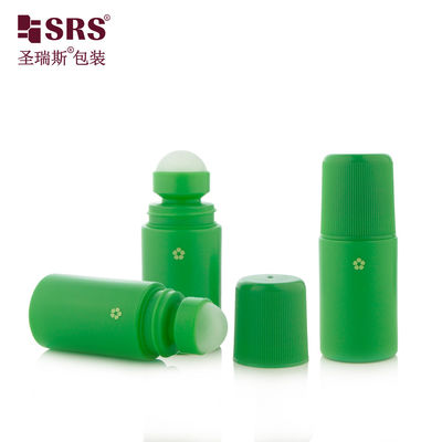 ซื้อ RPPC ไม้สีเขียว 50% PCR Roll On กระป๋อง 60ml สําหรับผู้หญิง การผลิตออนไลน์