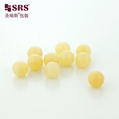 ซื้อ ลูกกลองกลองหินแท้สีเหลือง 10 มิลลิเมตรสําหรับขวดน้ํามันอีเซนเซียล การผลิตออนไลน์