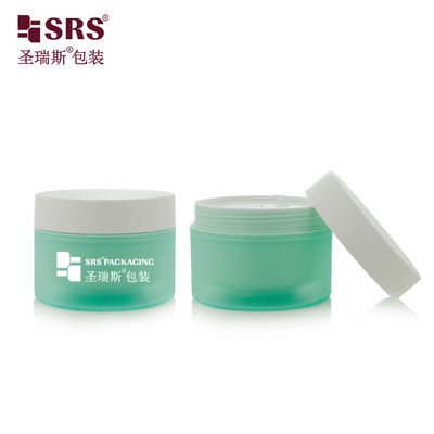 ซื้อ SRSJK-200g Mint Green Custom Matt PP กระปุกครีมพลาสติกสําหรับดูแลผม การผลิตออนไลน์