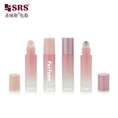 ซื้อ BLPM-10ml สีชมพู ข้างว่าง โรลเลอร์บอล Vial ถังในรูปกลมกระบอก สําหรับน้ํามันหอม กระป๋องเครื่องสําอางที่มีลูกกลองโรลเลอร์ควาร์ทสกุล การผลิตออนไลน์