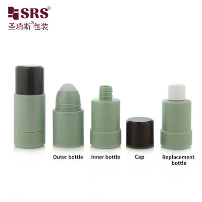 ซื้อ RPPE ((P) -50ML ขวดกลางเปล่าสีแมท Army Green Custom Deodorant Roll On Bottle ขนาด 50 ml สําหรับใช้ในการฆ่าเชื้อ การผลิตออนไลน์