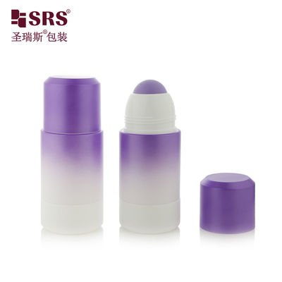 ซื้อ RPPE ((P) -75ML โรงงานขายโดยตรง หม้อหอมเปล่า สีขาว สีม่วง สีเรียง สามารถบรรจุใหม่ได้ รอลล์บนขวด พร้อมโลโก้ พิมพ์ด้วยลูกกลองม้วนเปลือกสีม่วง การผลิตออนไลน์