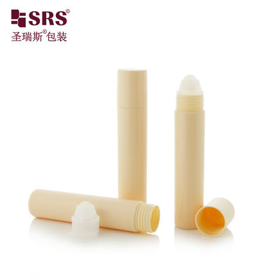ซื้อ ปิดด้วยสกรู 20ml PP Roll On Bottle Matte Frosted Finish Roll On Cap สําหรับบรรจุภัณฑ์เครื่องสําอางและยา การผลิตออนไลน์