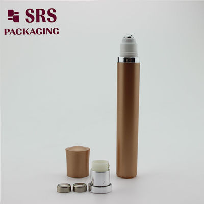 ซื้อ ไม่มีการรั่ว หนังสั่นสีทองบนขวด 10ML สําหรับครีมตา การผลิตออนไลน์