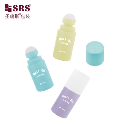 ซื้อ RPPA1-50ml Empty Round Plastic Roller Bottle With CRC Cap For Children Product การผลิตออนไลน์