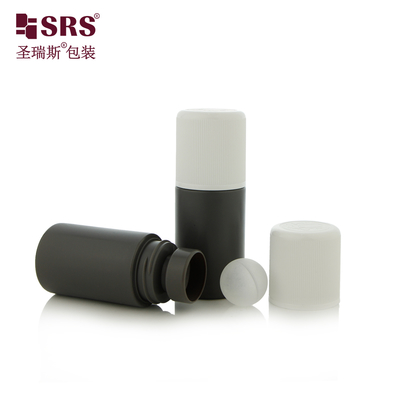 ซื้อ RPPC1-60ml Gray Disinfectant Bottle PP Roll On Bottle 50ml-90ml With Cylindrical Round Structure การผลิตออนไลน์