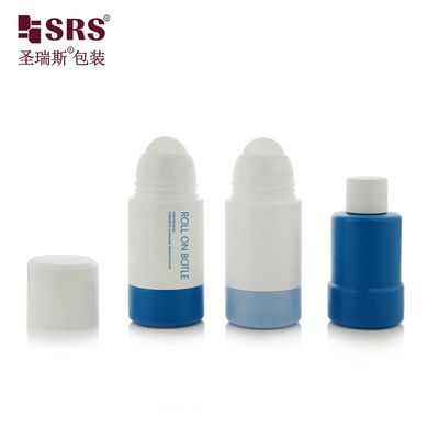 ซื้อ ขวดโรลออนแบบเติมได้ขนาด 50 มล. 75 มล. ทำจากพลาสติก PP สำหรับน้ำมันหอมระเหย การผลิตออนไลน์