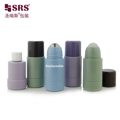 ซื้อ กระป๋อง PP Roll On 50ml 75ml สําหรับยาล้างกลิ่นและการดูแลผิว การผลิตออนไลน์
