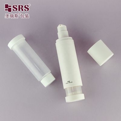 ซื้อ Refillable Airless Pump Bottle PP Plastic 30ml 50ml 100ml Cosmetic Packaging การผลิตออนไลน์
