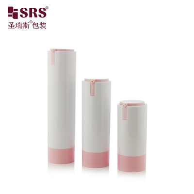 ซื้อ AS Material 15ml 30ml 50ml Custom Airless Cosmetic Bottle การผลิตออนไลน์