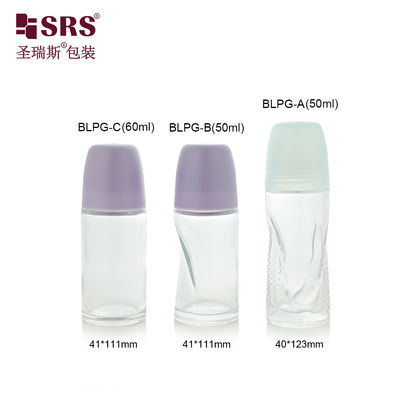 ซื้อ Capacity 50ML 60ML Glass Perfume Roller Bottles for Customization Sample Welcome Query- Needs การผลิตออนไลน์