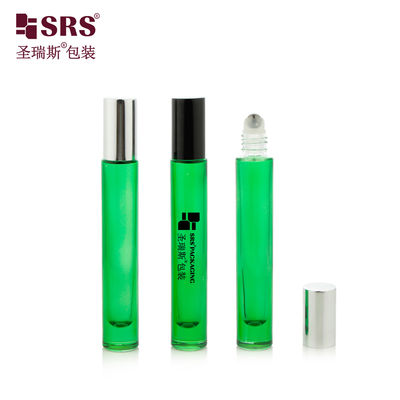 ซื้อ ขวดลูกกลิ้งแก้วทรงกลม 10 มล. ไม่รั่วไหล สำหรับน้ำหอมและน้ำมันหอมระเหย การผลิตออนไลน์