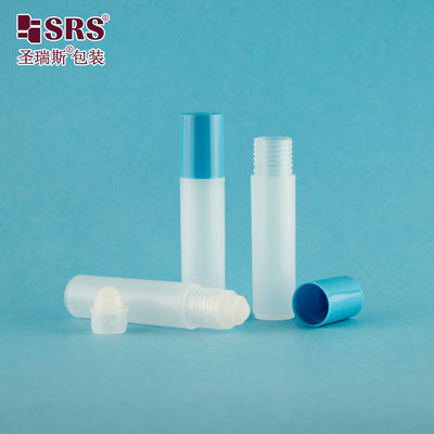 ลูกเหล็ก PP Roll บนขวด 10ml ความจุสําหรับการดูแลผิวหนังและน้ํามันที่จําเป็น