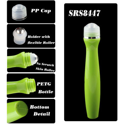 SRS คุณภาพสูง ไม่มีการรั่ว 15 ml ครีมตาม้วนบนเครื่องใช้ขวด