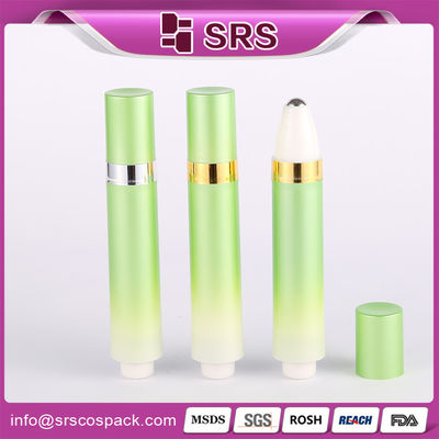 Desighใหม่ 1/3 oz 10ml ครีมตา รอลล์ตาบนขวดที่มีปั๊มสปริงภายนอก