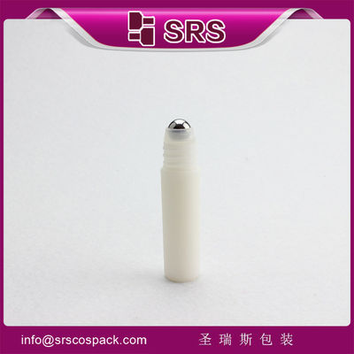 สีขาว RPP-5ml กระป๋องลูกกลองขัดว่าง พร้อมปุ่มกันรั่ว