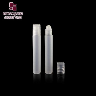 8 มิลลิลิตรอลล์พลาสติกสีขาวบนขวดสําหรับน้ํามันอาวุธ Matte Finish Screw บน Cap การพิมพ์โลโก้