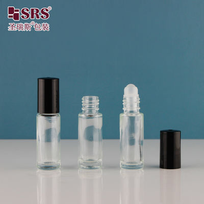 กระป๋องกระจกม้วนผนังที่กําหนดเอง 4ml 5ml 8ml 10ml สําหรับดูแลผิวและน้ําหอม