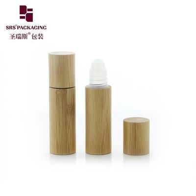 BPP ((P) - 5ML เซรั่มตา กระป๋อง applicator รอลเลอร์ว่างที่มีลูกบอล PP กล่องกระเป๋าไม้ยาง