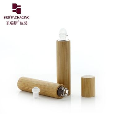 BG(G)-8ML กระจกกล่องอารมะธาโรปี ไม้ยาง กระจกม้วนว่าง สําหรับน้ํามันผสมน้ําหอม