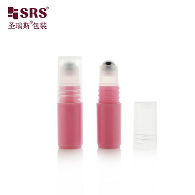 RPPH-3ML กระป๋องทดสอบตัวอย่างขนาดเล็กสีชมพูสีน้ําฝน ขนาดเล็ก มีลูกกลมโลหะ