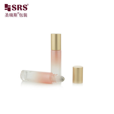 BLPM-10ML น้ํามันหอม กระปุกกระจกกระจกว่างที่มีลูกกลอง SS304