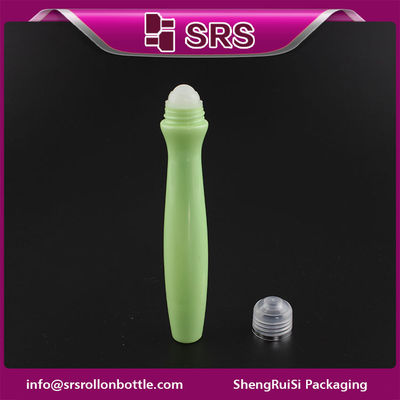 SRS แพคเกจพลาสติก 15 ml สีเขียว PETG รอยบนขวดที่มีลูกพลาสติก