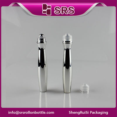 SRS แพคเกจพลาสติก 15 ml สีเงิน PETG รอยบนขวดที่มีลูกเหล็ก