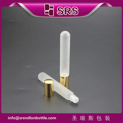 SRS 10 ml สําหรับม้วนแก้วบนขวดที่จําเป็นที่มีปลายอลูมิเนียมทอง