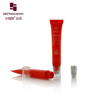 สีแดงร้อนฉีด PE 3 ทองเหล็กลูกกลองลูกกลองท่อสกัด D19mm 20ml สําหรับเซรมตา