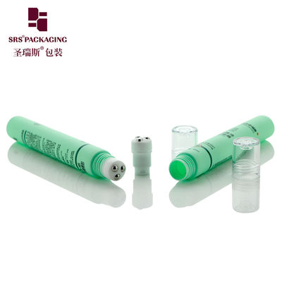 เครื่องสําอาง PE Roll On Tube สีเขียว D19mm 20ml พร้อมการพิมพ์ผ้าไหม