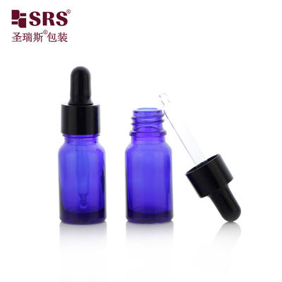 D001-20ml Wholesale UV Proof สีฟ้า กระจกเครื่องสําอาง กระป๋องหยดน้ํามันสําคัญ สําหรับการดูแลส่วนตัว