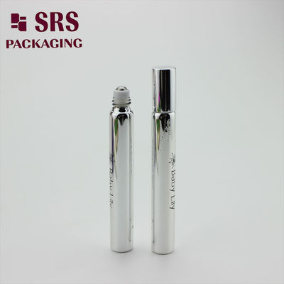 SRS กระปุกแก้วเงินเปล่า 15 มิลลิลิตรบนขวดที่มีฝาปิดอลูมิเนียมเงิน