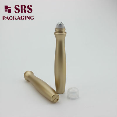 SRS แพ็คเกจพลาสติกเปล่า ครีมตา สีทอง 15 มิลลิลิตร