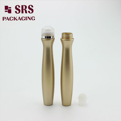 SRS8447-15ML กระป๋องม้วน PETG สีทอง 15 ml โครมตาโลหะม้วนบนกระป๋อง