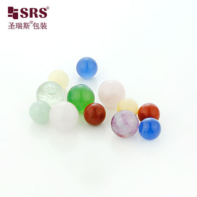 บอลหินแท้สีเขียว 10 มม สําหรับเครื่องประดับและงานฝีมือ