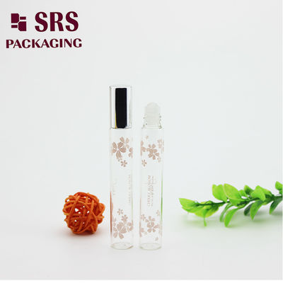 SRS 10 ml กล่องกล่องน้ําหอมสีโปร่งใสบนขวดที่มีลูกกล่อง