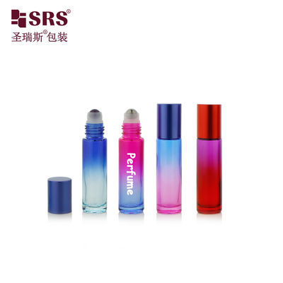 BLPM-10ml กระปุกกลมเปล่า สีสันสแตนเลส โรลเลอร์บอลน้ําหอม 10ml โรลบนขวดสําหรับการใช้งานน้ํามันสําอาง