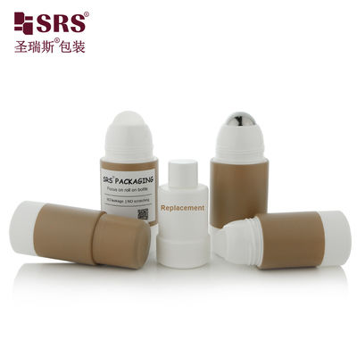 การพิมพ์โลโก้ RPPE P -75ML สีน้ําตาล Roll บนขวด สําหรับกระป๋องเจลผ่อนคลาย