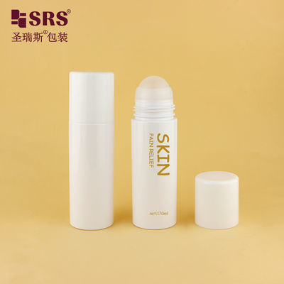 PET43-170ML กระป๋องพลาสติกสีขาว PET PCR ที่สามารถนําไปใช้ใหม่ได้