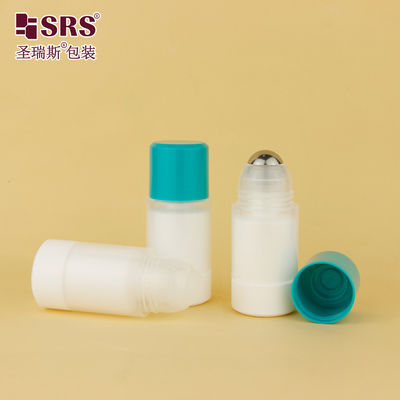 RPPE 50 ml Eco Friendly Roll On Container บรรจุภัณฑ์พื้นฐานสําหรับบรรจุสารล้างกลิ่นหอมเหลว