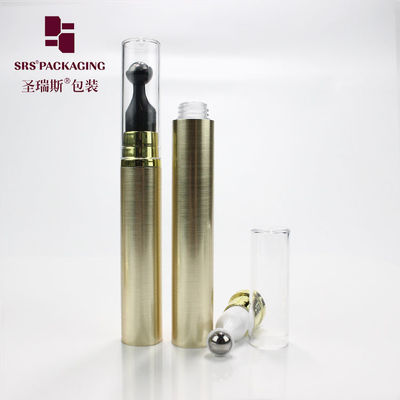 โลหะสีทองพลาสติกกีฬาเครื่องสําอางอากาศ 10ml 5ml กระปุกขวด ครีมตา
