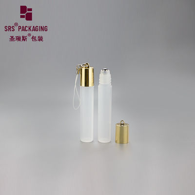 ขนาดเปล่า 7ml เครื่องสําอางกลิ่นน้ําแข็งพลาสติกม้วนบนขวดใสกับตะขอ