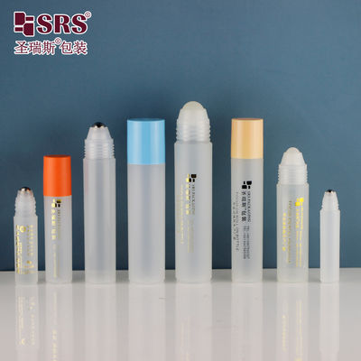 โรลพลาสติกสีขาวเรียบบนขวด RPP ซีรีส์ 2ml-35ml ความจุในการพิมพ์โลโก้น้ํามันอิทธิพล์